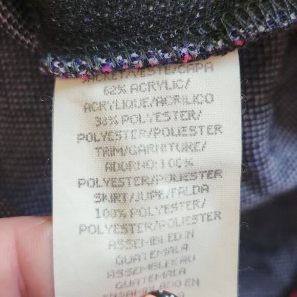 Vintage Leslie Fay Pink & Multi-colored Button Front Long Sleeve Blazer Size 12P - Picture 8 of 10